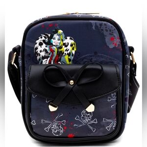 Disney Villains: Cruella Vegan Leather Crossbody/Shoulder Bags BRAND NEW W/ TAGS